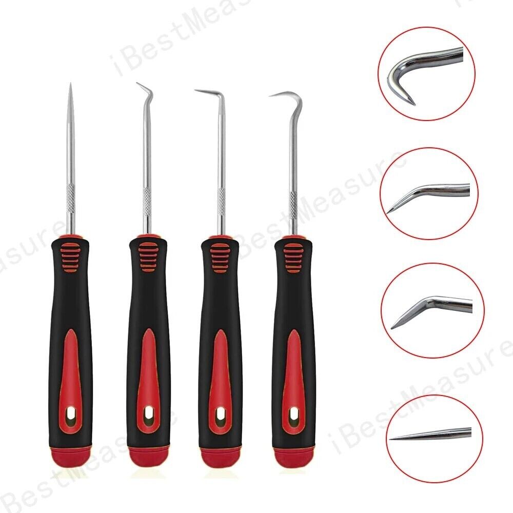 4pcs 160mm Auto Car Oil Seal Screwdrivers Set Hose Removal Hook Set