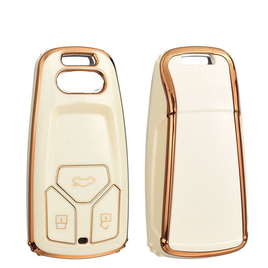 Car Key Cover Case for Audi A4 B9 A5 A6 8S 8W Q5 Q7 4M S4 S5 S7 TT TTS RS