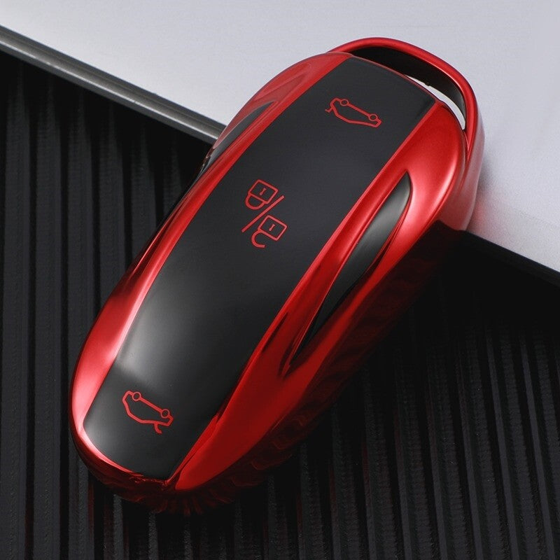 TPU Smart Key Fob Case Cover Protector for Tesla Model 3 Y X S