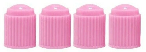 12x Pink Tyre Valve Dust Caps Car, Van, Motorcycle, Bmx