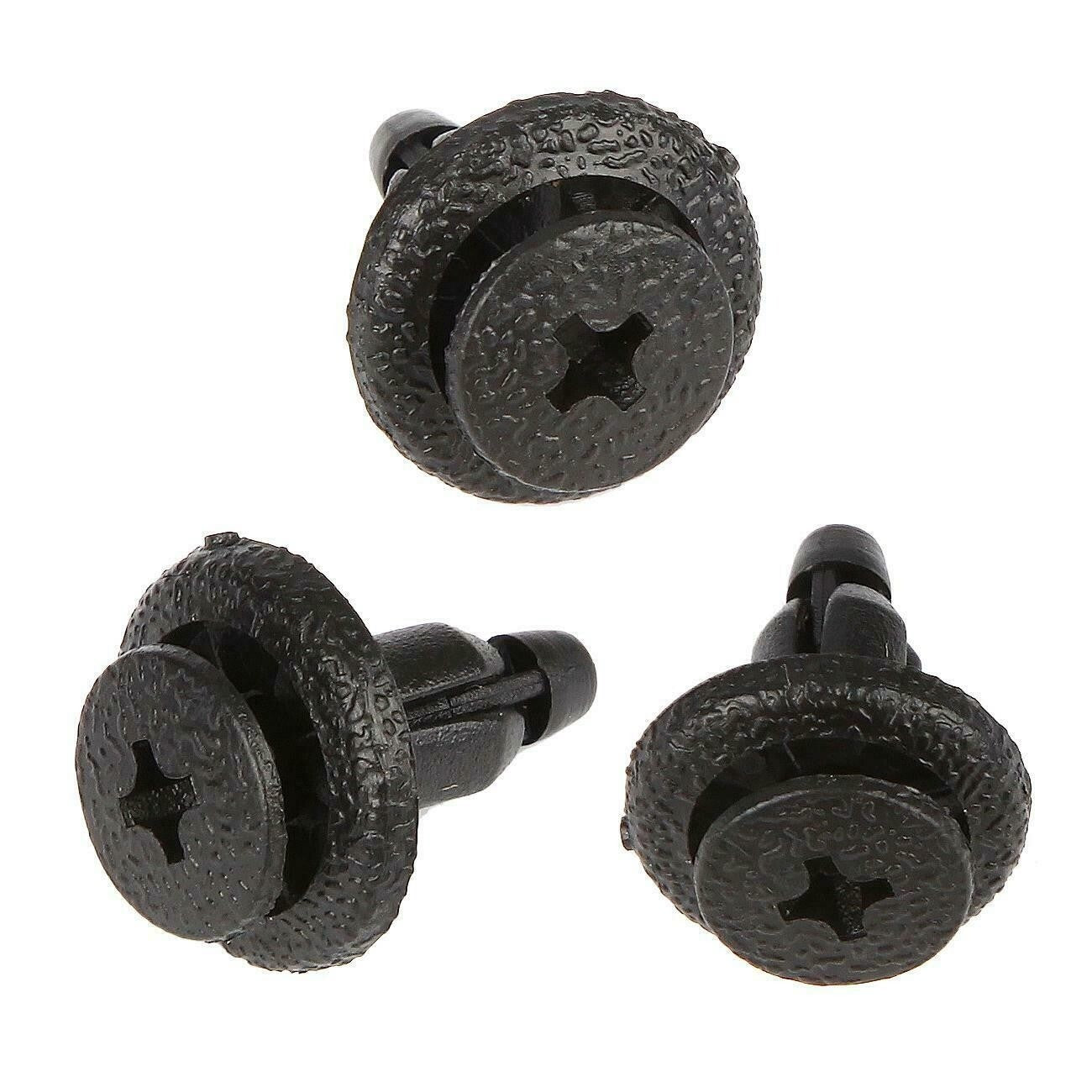 10x Universal Car Bumper Fender Hole Plastic Rivets Fasteners Clips for Honda