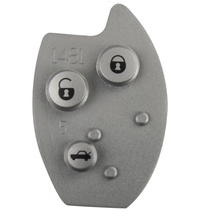 Citroen 3 Button Remote Key Fob Rubber Pad for C5 Picasso Berlingo Saxo Xsara