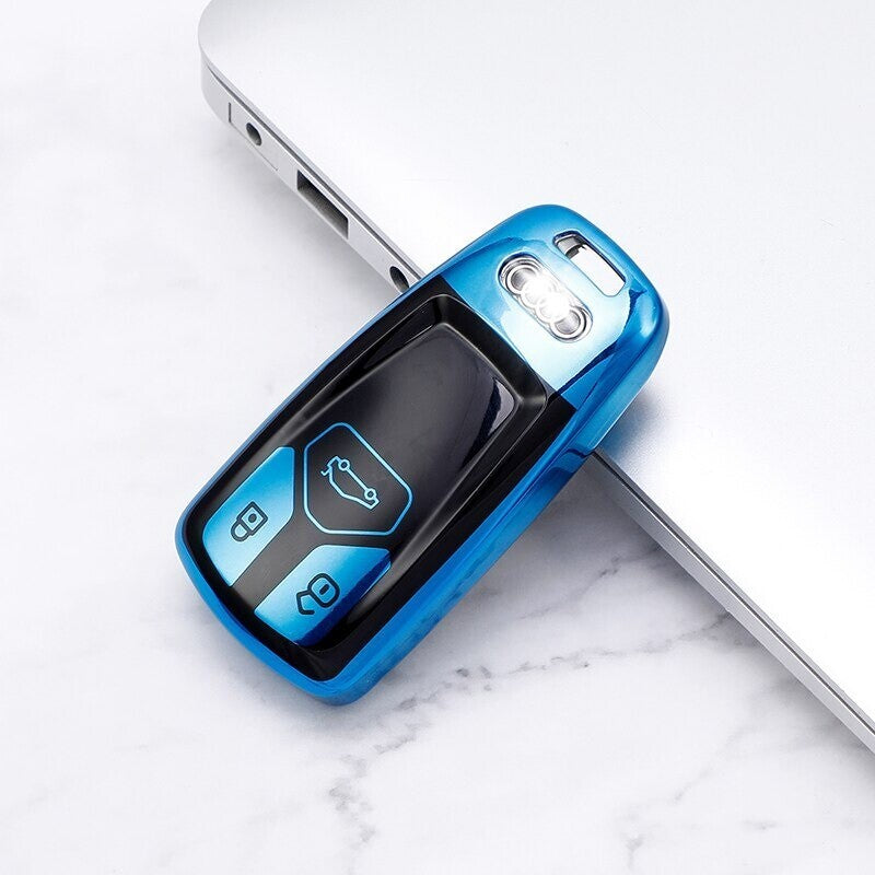 Car Key Fob Case Cover for Audi A4 B9 A5 A6 8S 8W Q5 Q7 4M S4 S5 S7 TT TTS