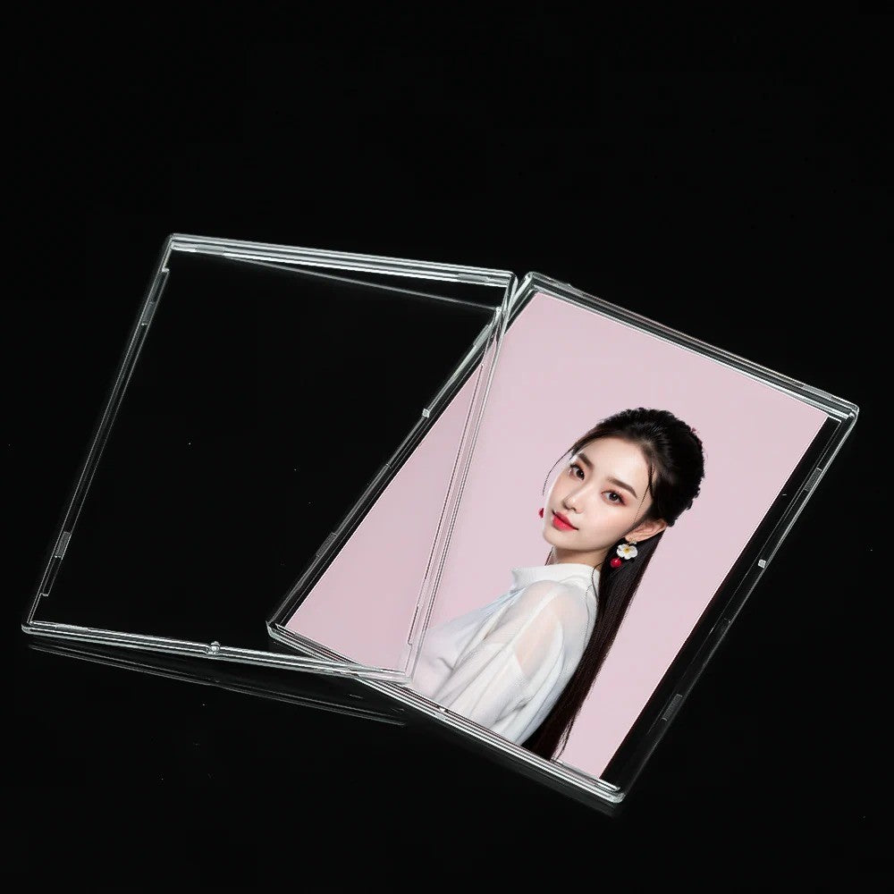 Acrylic Card Holder Snap Type Gaming Sports Trading Card Display Case