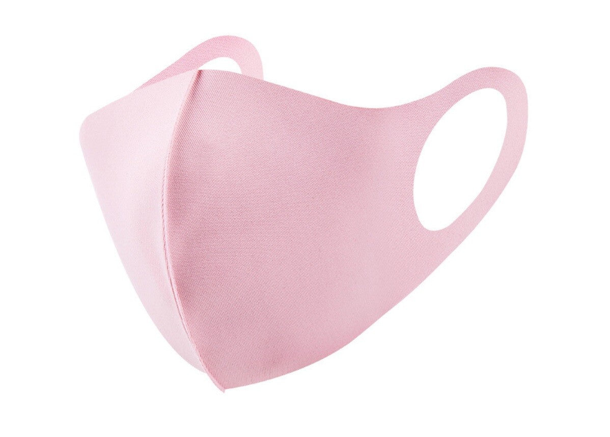 FACE MASK REUSABLE WASHABLE  4 COLOURS BLACK PINK BLUE GREY