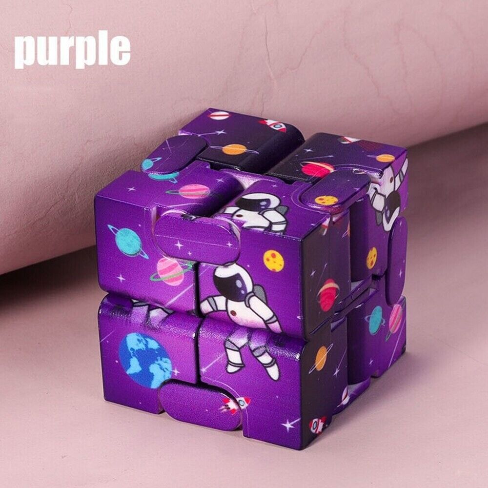 Anti Stress Infinite Cube Flip Puzzle Stress Relief Toy for Adults Kids