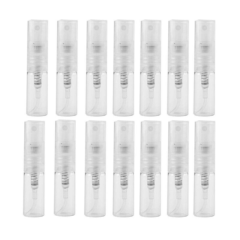 5x 2ml Clear Plastic Spray Bottle for Perfume Cosmetic After Shave Travel