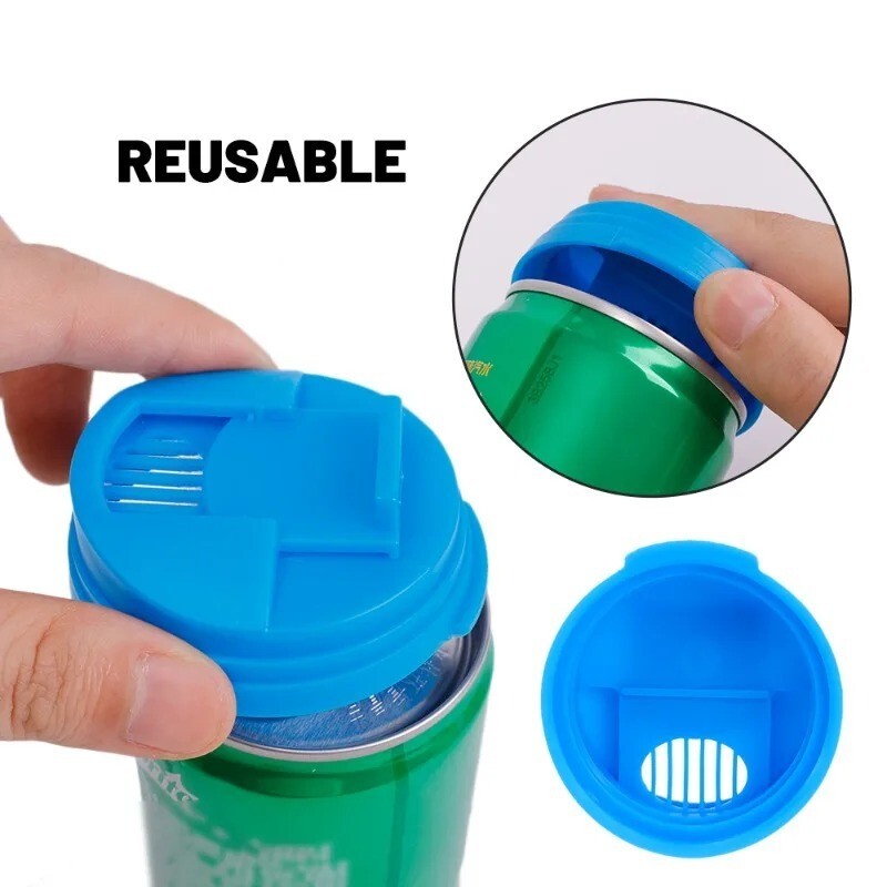 1x Beverage Can Lid Soda Tin Leak Proof Lid Beach Gadgets Drinks Protector
