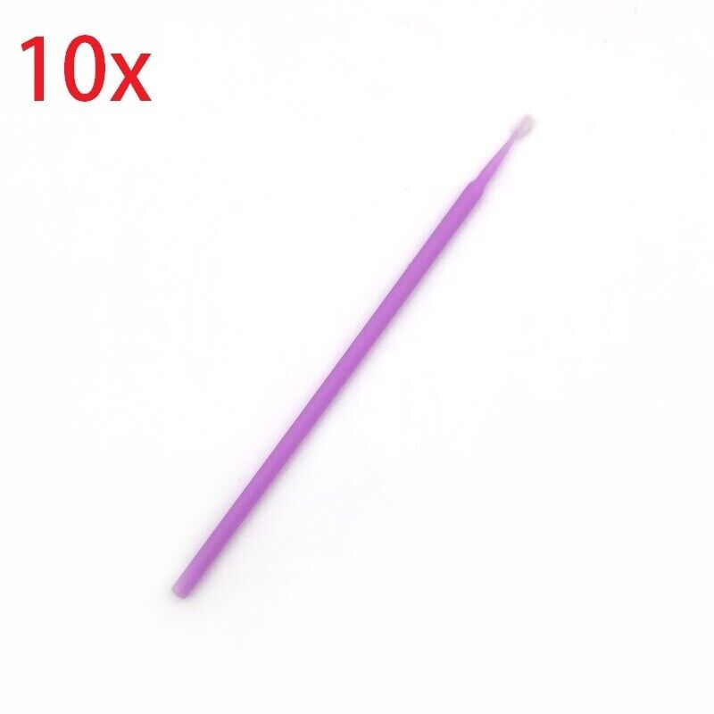 10x Small Brushes Paint Touch-Up Up Paint Micro Brush Tips Auto Mini Head Brush