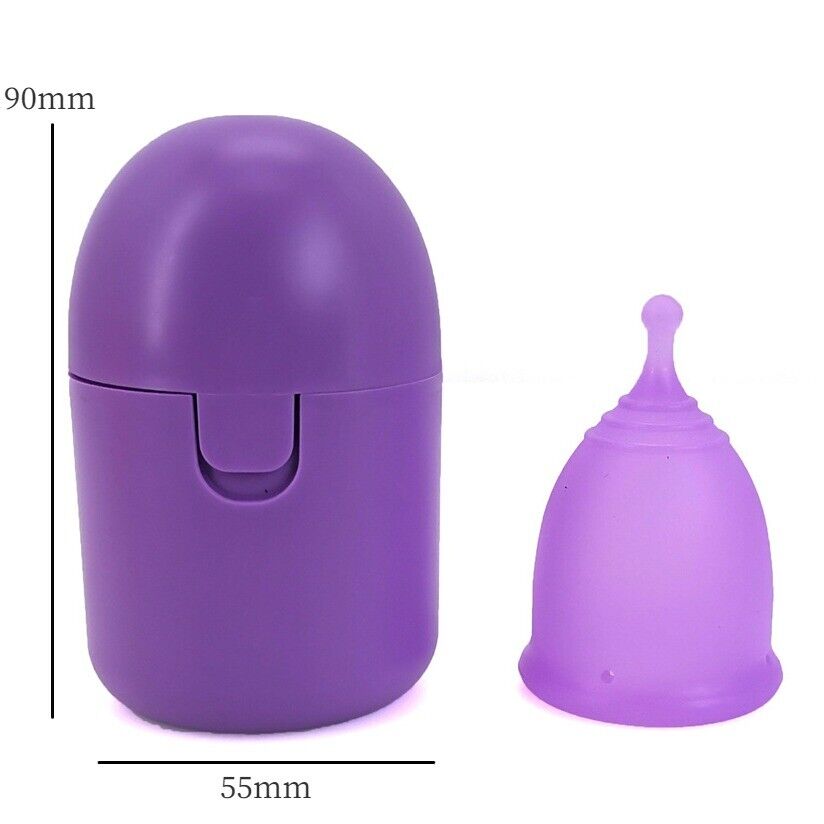 Menstrual Period Cup with Storage Case Portable Women Period Cup